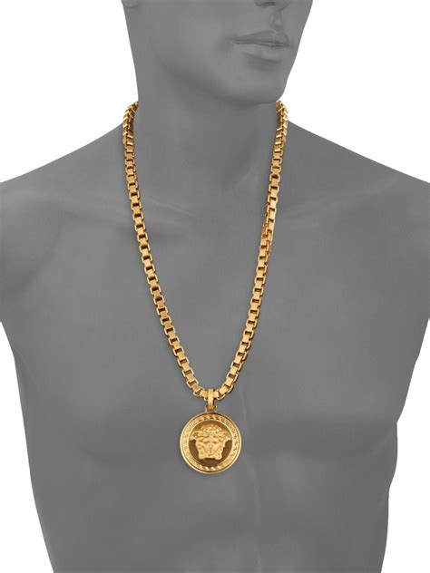 versace gold necklace mens|versace necklace real.